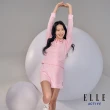 【ELLE ACTIVE】女款 時尚大翻領長袖上衣-粉色(EA24S2W1403#72)