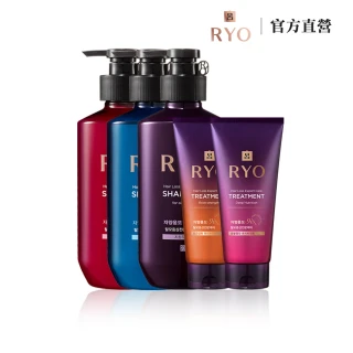 【RYO呂】滋養韌髮 洗護組(洗髮精 400ml+髮膜 200ml)