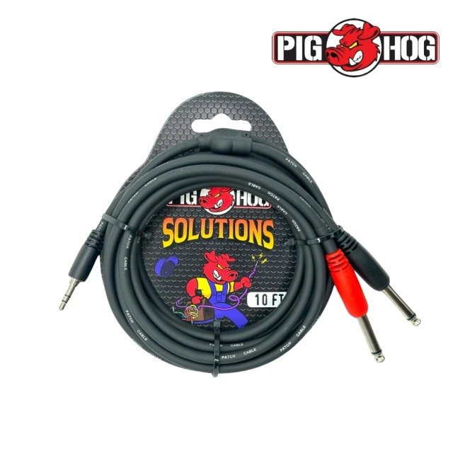 【PIGHOG】3.5mm 轉 RCA 導線／10英尺／喇叭線 Cable 音源線 轉接線(原廠公司貨 終身免費保固 品質保證)