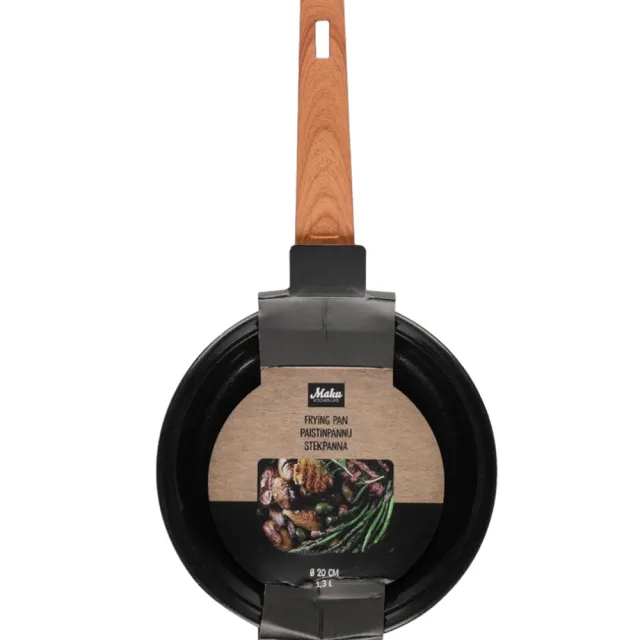 【Maku Kitchen Life】鑄鋁單柄平底煎鍋 20cm/1.3L/不沾鍋/平底鍋/適用各種爐具