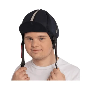 【海夫健康生活館】Ribcap 簡約時尚 360° 軟式防撞帽 小帽/馬術帽 海軍藍(S/頭圍53-55cm)