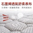 【LooCa】石墨烯遠紅外線獨立筒床墊輕量型(加大6尺-送石墨烯四季被)