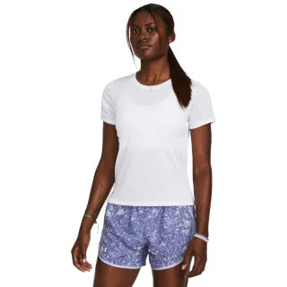 【UNDER ARMOUR】UA 女 Streaker 短袖T-Shirt_1382434-100(白色)