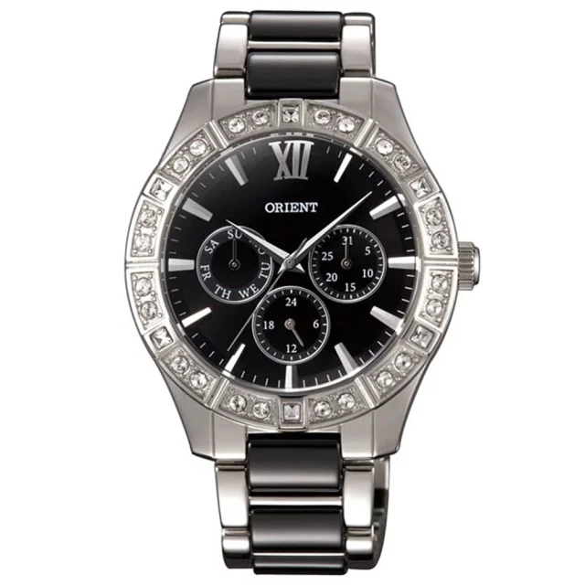 【ORIENT 東方錶】官方授權T2 完美情人時尚陶瓷女腕錶-錶徑39mm(FSW01003B)