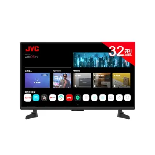 【JVC】32型 飛輪體感+AI語音 HD連網液晶顯示器(32GHD)