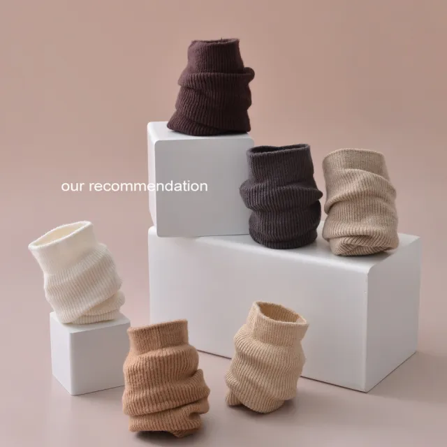 【Line-up wears】現貨-3入一組 溫暖羊絨細緻素面堆堆襪(中筒襪 素面襪 堆堆襪 大地色 美拉德)