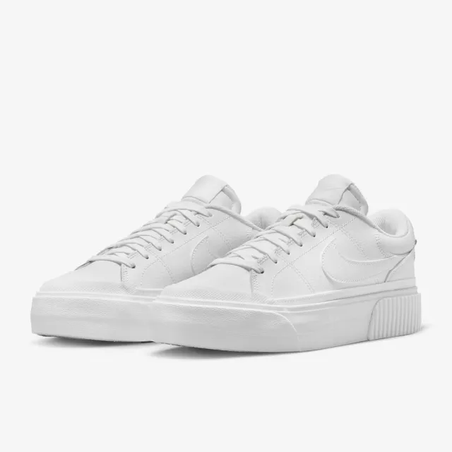 【NIKE 耐吉】WMNS COURT LEGACY LIFT 女 休閒 運動鞋 厚底增高 白(DM7590101)