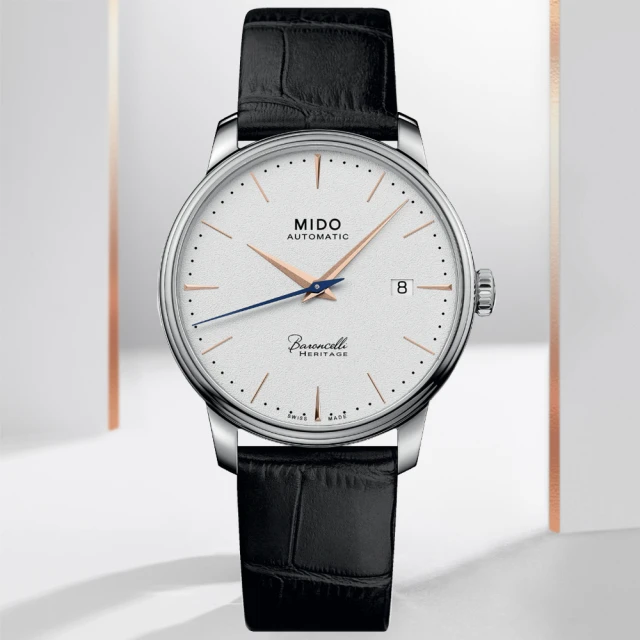 MIDO 美度MIDO 美度 BARONCELLI 永恆系列 簡約纖薄機械腕錶(M0274071601100)