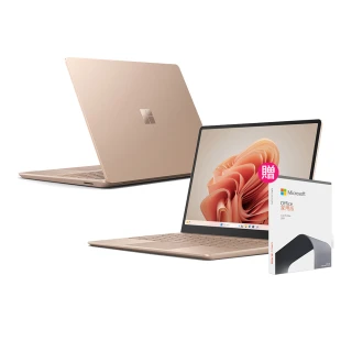 【Microsoft 微軟】Office 2021★12.4吋i5輕薄觸控筆電-砂岩金(Surface Laptop Go3/i5-1235U/8G/256GB/W11)