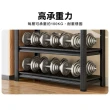 【興雲網購】80cm四層黑色角鋼款置物架(廚房收納)