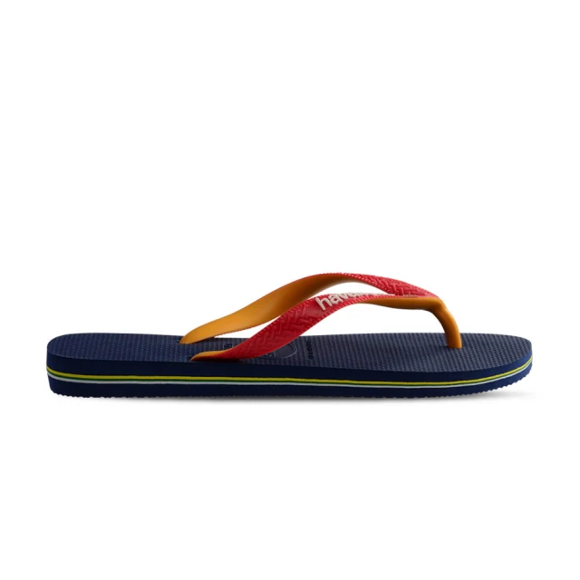 havaianas 哈瓦仕 Brasil Mix 男鞋 女鞋 深藍紅色 雙色 國旗 夾腳拖 拖鞋 4123206-5603U