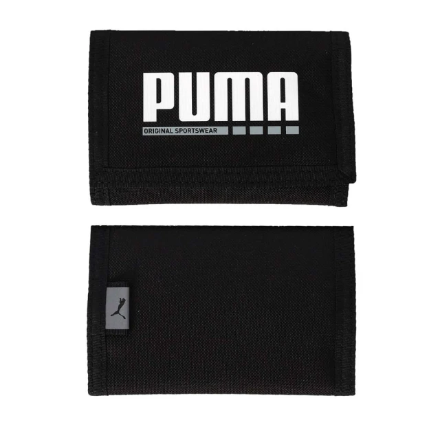 PUMA PLUS 皮夾-皮包 零錢包 黑白灰(054476