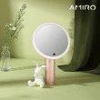 【AMIRO】Oath自動感光LED化妝鏡-綺夢花園禮盒-薄霧粉(美妝鏡 彩妝鏡 情人節禮物)