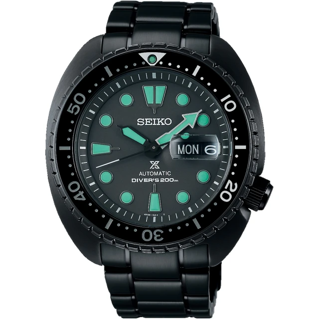 SEIKO 精工SEIKO 精工 PROSPEX 黑潮系列 1970復刻潛水機械腕錶/45mm(SRPK43K1/4R36-06Z0SD)