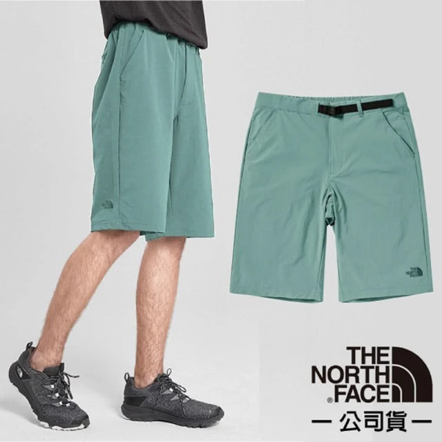 The North Face 男 FlashDry 可調閃電快排登山抗臭短褲.吸濕排汗褲附腰帶(46KZ-A9L 哥布林藍)