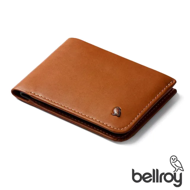 【Bellroy】Hide & Seek Lo 系列真皮橫式零錢短夾(焦糖棕)