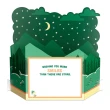 【小禮堂】Snoopy 史努比 LED音樂立體生日卡片 - 露營區(平輸品)