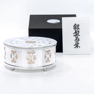 【早川器物】日本製 黃銅鍍銀燭台 保溫茶壺(保溫蠟燭台)