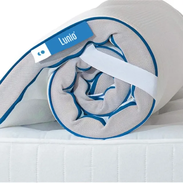【Lunio】Air-pop雙人加大6尺乳膠薄墊(100%天然乳膠 涼爽透氣可折疊 戶外租屋小孩必備)