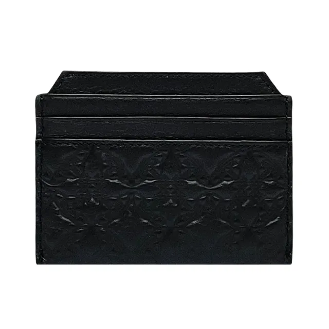 【Vivienne Westwood】Orborama系列 品牌LOGO 皮革卡夾(黑色)
