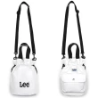【Lee】韓國 布標LOGO 尼龍 束口包 兩用包 手提包 側背包 斜背包 包包 現貨 韓國代購(平輸品)