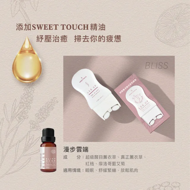 【Sweet Touch 直覺】輕飄飄滾輪涼感美腿霜120ml