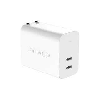 【Innergie】C6 Duo 63瓦 USB-C 雙孔萬用充電器 摺疊版(ADP-63AW BTA-1)