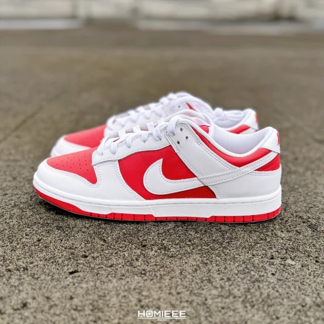 NIKE 耐吉 Nike Dunk Low University Red 反轉 白紅(DD1391-600)