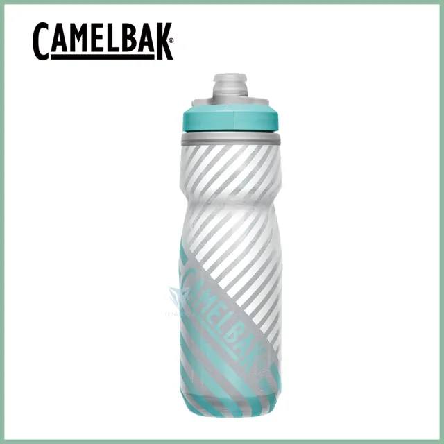 【CAMELBAK】620ml Podium Chill 保冷噴射水瓶(Camelbak / 雙倍保冷 / 自行車水壺)