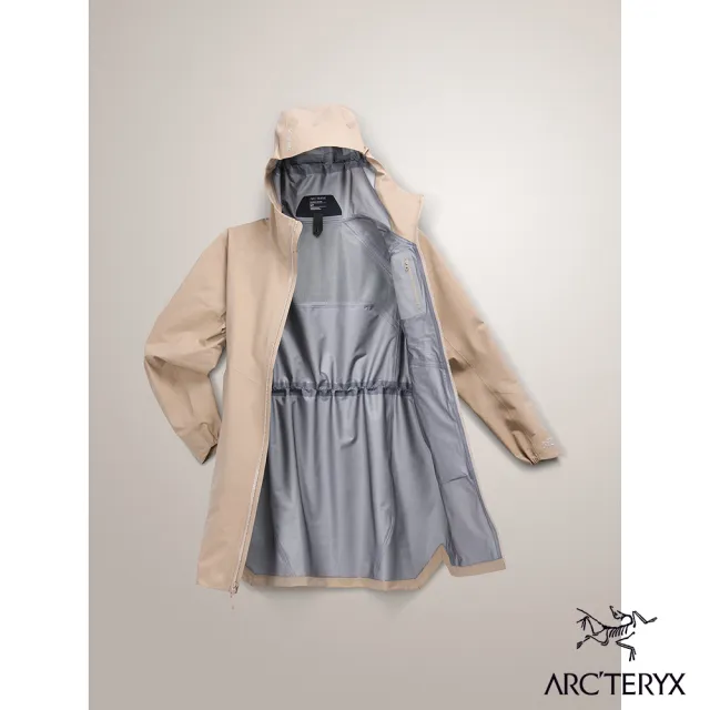 【Arcteryx 始祖鳥官方直營】女 Salal 防水外套(煙燻棕)