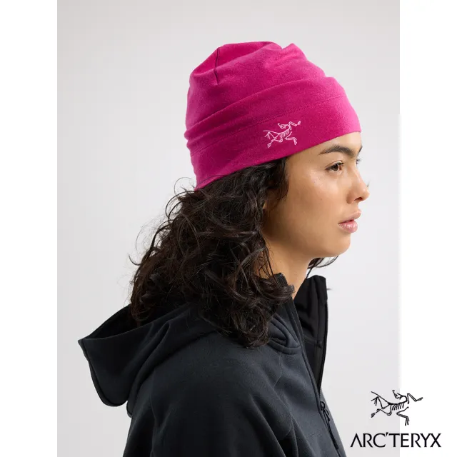 【Arcteryx 始祖鳥官方直營】Rho 輕量羊毛帽(日暮紅)