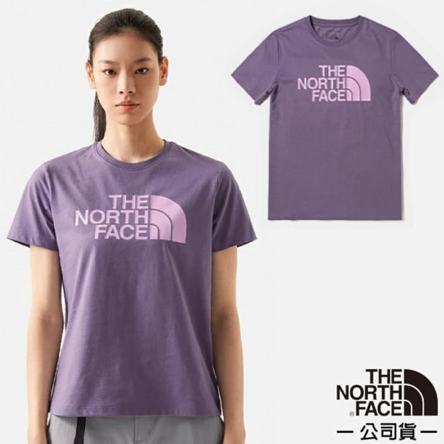 The North Face 女 FLASHDRY吸濕透氣短袖圓領T恤_亞洲版型/休閒衫.運動上衣(7WFD-N14 紫 N)