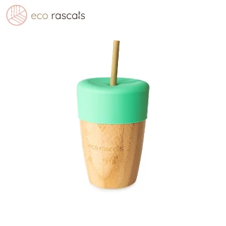 【eco rascals】竹製吸管杯(綠)