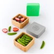【eco rascals】竹製零食收納盒(灰綠)