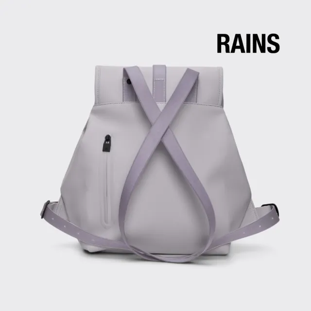【RAINS官方直營】Bucket Backpack 防水水桶後背包(Flint 灰藕紫)
