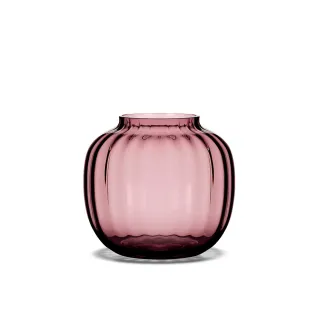 【北歐櫥窗】Holmegaard Primula 櫻花草 玻璃花瓶(小、紫紅)