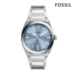 【FOSSIL 官方旗艦館】Everett系列 品格紳士沈著指針手錶 不鏽鋼錶帶 42MM(多色可選)