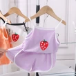 【安朵童舖】現貨韓版女童草莓冰絲吊帶套裝兒童家居套裝睡衣吊帶套裝冰絲套裝童裝(019)