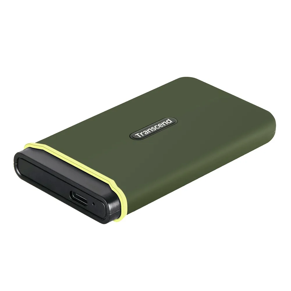 【Transcend 創見】ESD380C 1TB USB3.2/Type C 雙介面外接SSD固態硬碟-橄欖綠(TS1TESD380C)