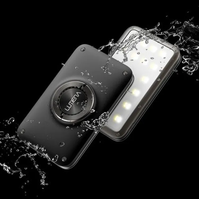 【N9】N9-LUMENA2 行動電源照明LED燈-星空黑 送S型雙面扣環(LUMENA2-Black)