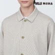 【MUJI 無印良品】男二重織襯衫式開襟衫(共4色)