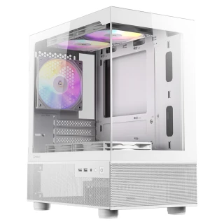 【Antec】CX200M RGB M-ATX電腦機殼(白色)