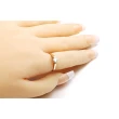 【VIA】鈦鋼戒指 美鑲戒指/八心八箭精美鑲鑽鈦鋼戒指(玫瑰金色)