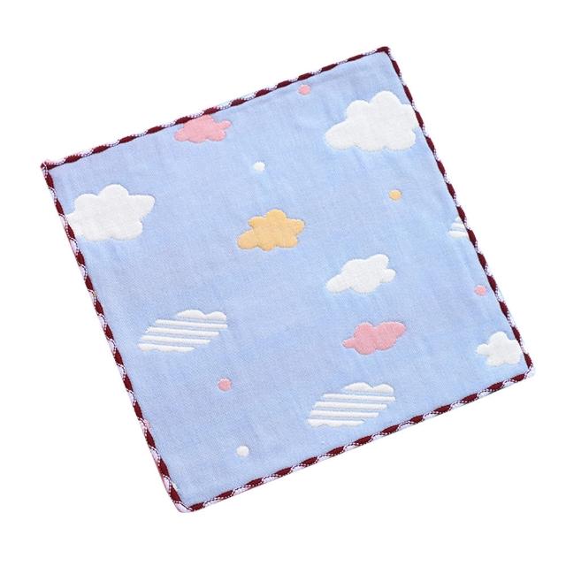 【JoyNa】高密度卡通六層紗小方巾口水巾(10入)