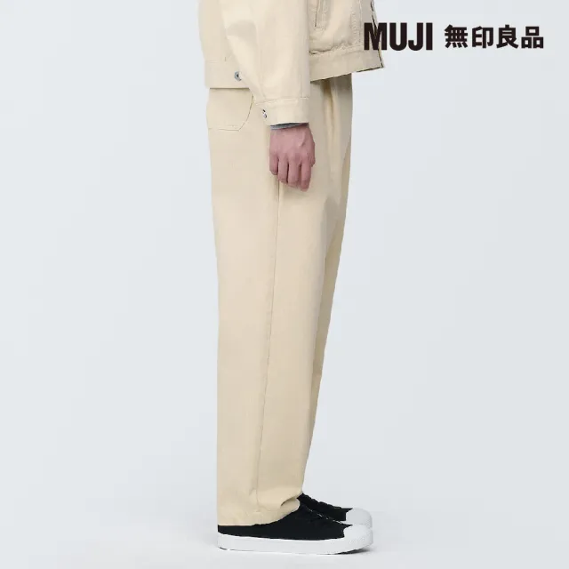 【MUJI 無印良品】男吉貝木棉混工作褲(共4色)