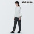 【MUJI 無印良品】女棉混天竺船領七分袖T恤(共7色)