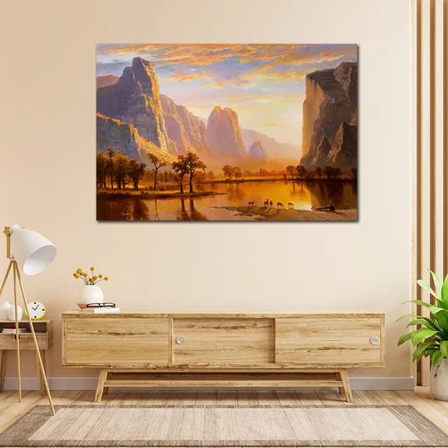 【御畫房】五鹿財神 國家一級畫師手繪油畫60×90cm(VF-85)
