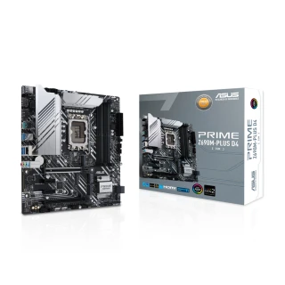 【ASUS 華碩】PRIME Z690M-PLUS D4-CSM 主機板+Intel i5-12600K 處理器