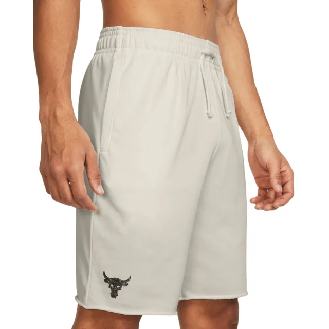 【UNDER ARMOUR】UA 男 Pjt Rock Terry 運動短褲_1361751-130(米色)