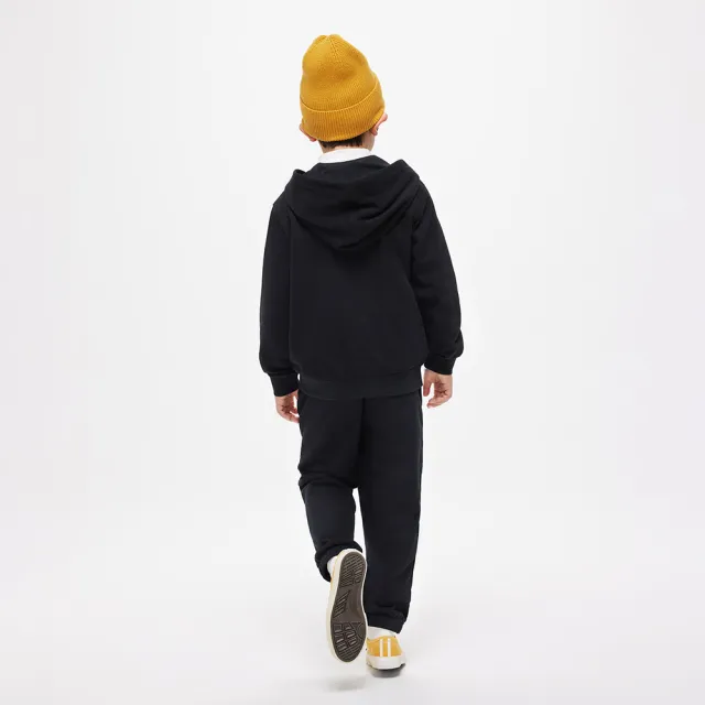 【GAP】男童裝 Logo連帽外套-黑色(890300)